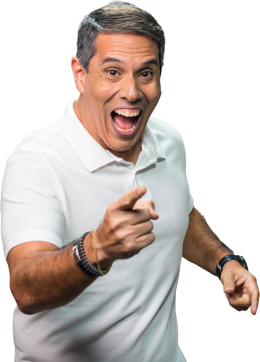 Amaro Neto apontando para você